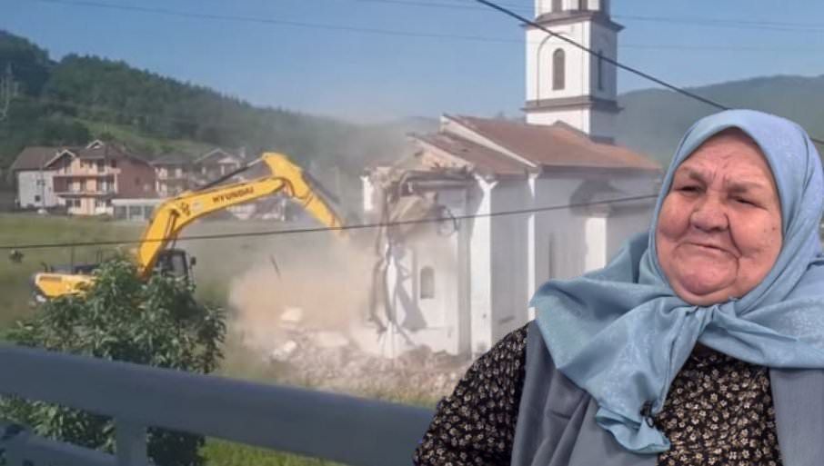 Рушења цркве у Коњевић-Пољу код Братунца