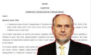 Валентин Инцко наметнуо допуне у Кривичном закону БиХ