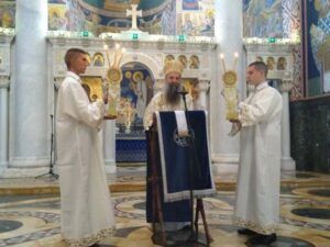Патријарх служио литургију на Опленцу