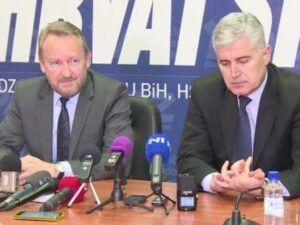 Бакир Изетбеговић и Драган Човић