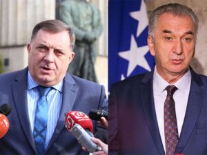 Мирко Шаровић и Милорад Додик