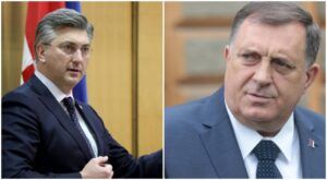 Андреј Пленковић и Милорад Додик