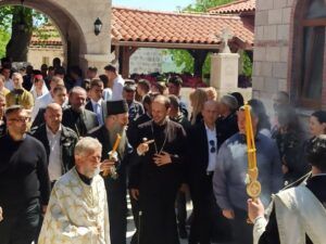 Патријарх Порфирије у Мркоњићима