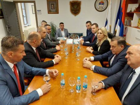 Цвијановић и Додик у Вишеграду