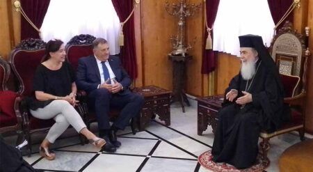 Додик разговарао са патријархом Теофилом Трећим