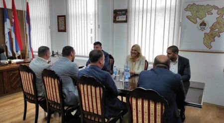 Жељка Цвијановић у Козарској Дубици