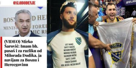 Мирко Шаровић навија за бих