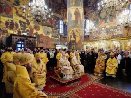 Литургију у Саборном храму Московског кремља (Фото: mitropolija.com)