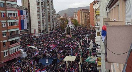 Са скупа у Сјеверној Митровици